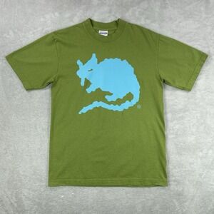 Stray Rats Shirt Mens Small Green SS23 Skateboarding Urban Graphic Tee USA Made